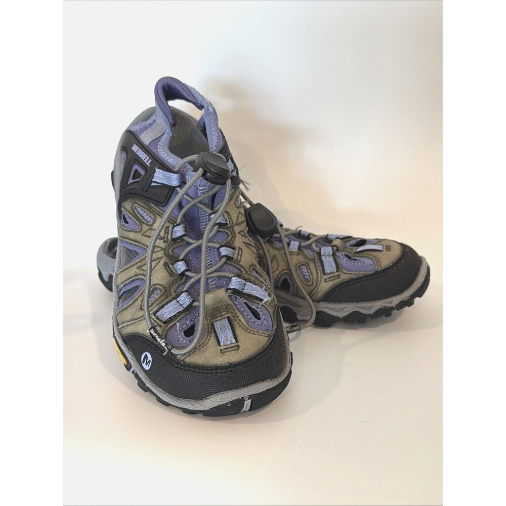 Merrell Unifly Sandals Shoes Vibram Soles Hiking Outdoor Womens Sz 6 Castle Rock
